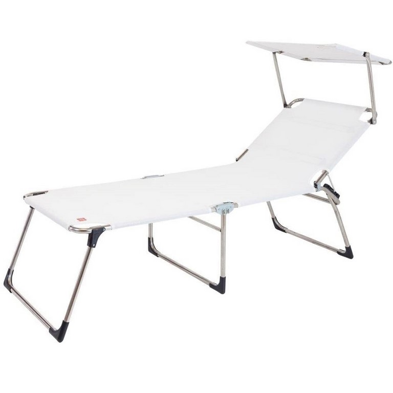 Folding Sunbed Amigo Top H.40 Fiam Aluminium Frame