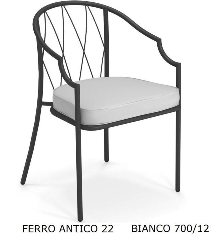 Emu Como stackable Armchairs low backrest