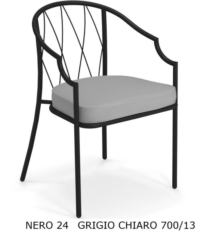 Emu Como stackable Armchairs low backrest