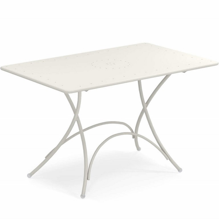 Pigalle Rectangular Folding Table Emu cm. 118x76