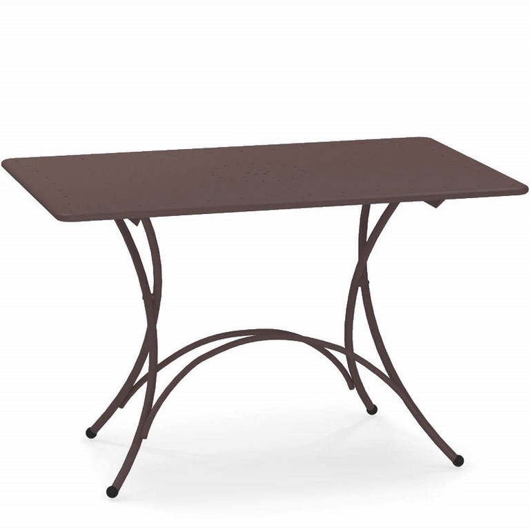 Pigalle Rectangular Folding Table Emu cm. 118x76