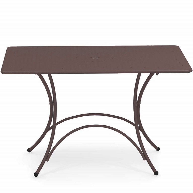 Pigalle Rectangular Folding Table Emu cm. 118x76