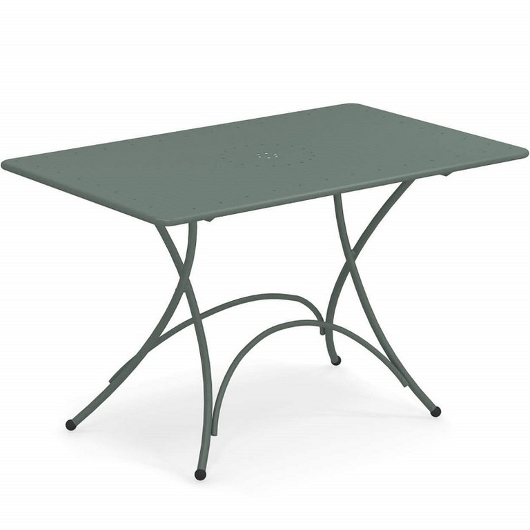 Pigalle Rectangular Folding Table Emu cm. 118x76