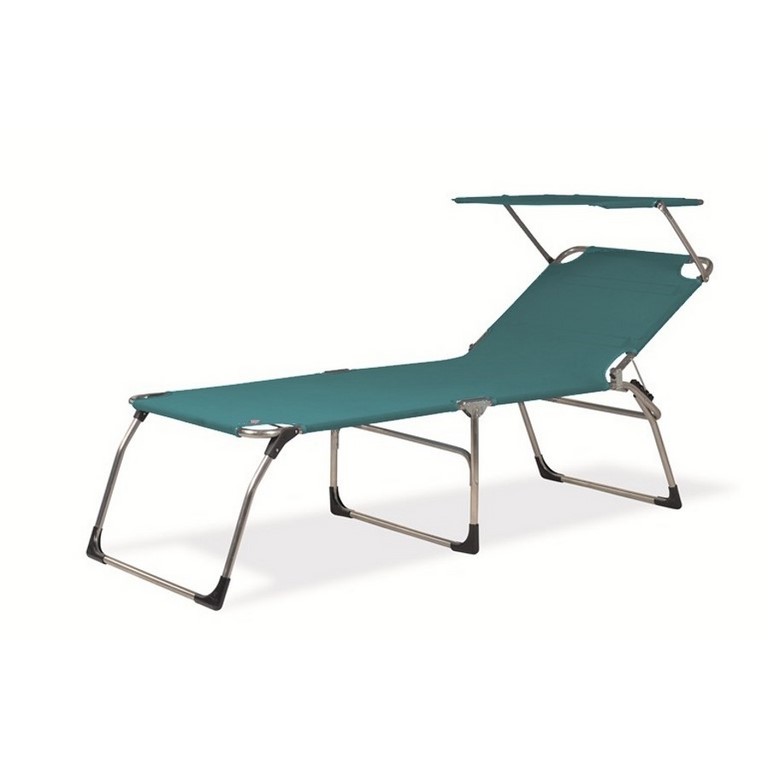 Folding Sunbed Amigo BIG XL 50 Fiam Aluminium Frame