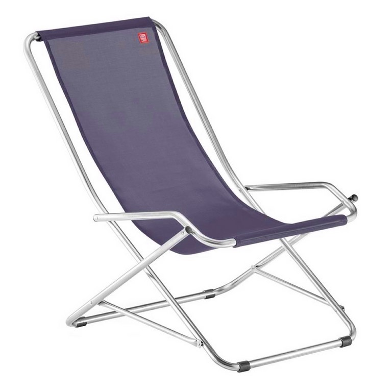 Rocking Deck Chair Dondolina Fiam Aluminium Frame