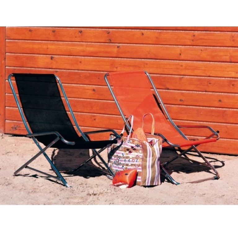 Rocking Deck Chair Dondolina Fiam Aluminium Frame