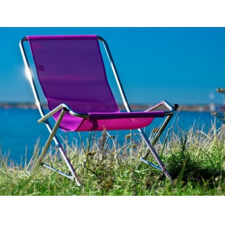 Rocking Deck Chair Dondolina Fiam Aluminium Frame