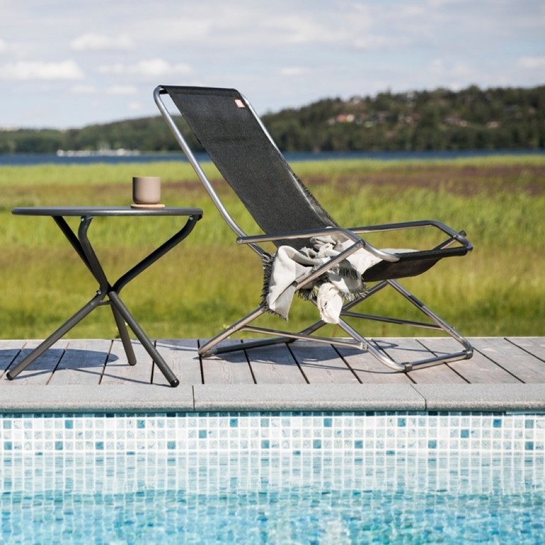 Rocking Deck Chair Dondolina Fiam Aluminium Frame