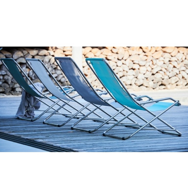 Rocking Deck Chair Dondolina Fiam Aluminium Frame