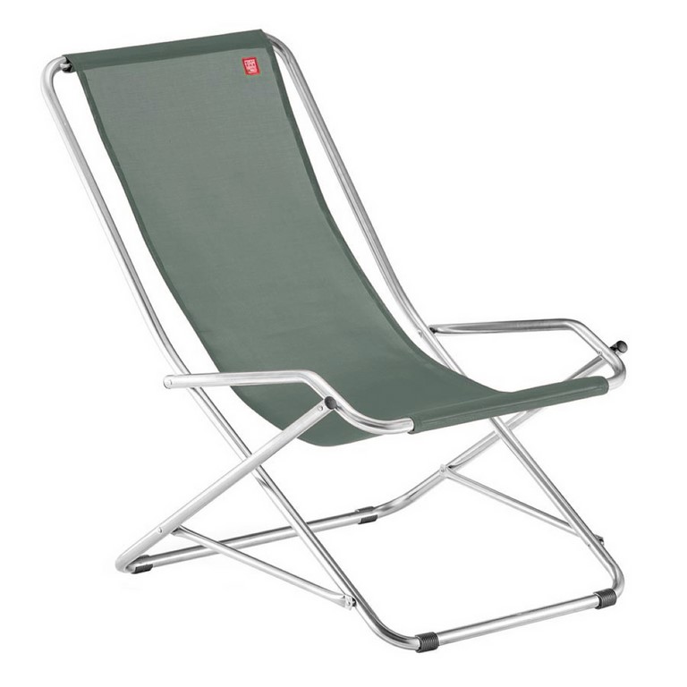 Rocking Deck Chair Dondolina Fiam Aluminium Frame