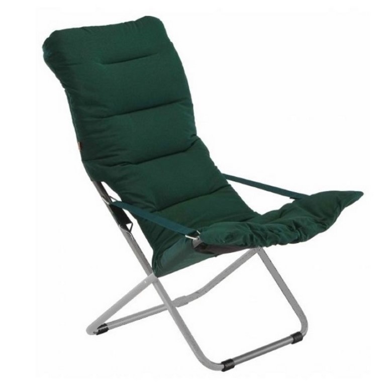 Deck Chair Softy Fiam Steel Silver Frame