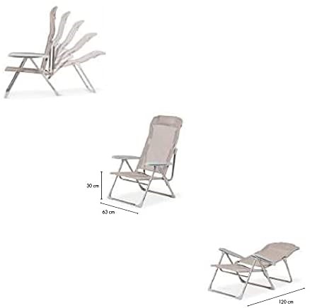 Deck Chair Betty Fiam Aluminium Frame