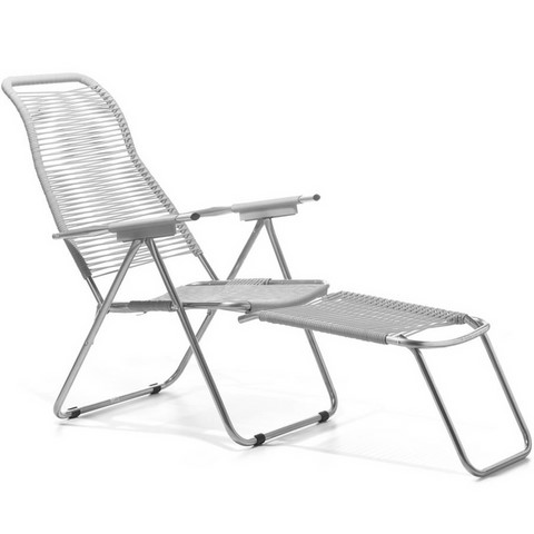 Deck Chair Spaghetti Fiam Aluminium Frame