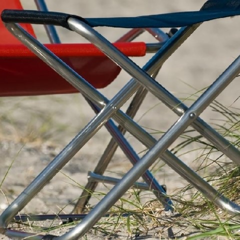 Stool Footrest Chico Fiam Aluminium Frame