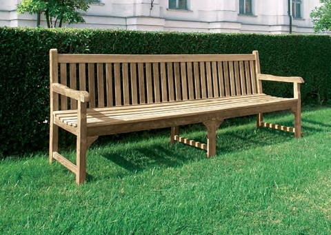 Classica 4/5 seat Bench teak wood Il Giardino di Legno