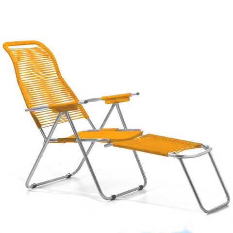 Deck Chair Spaghetti Fiam Aluminium Frame