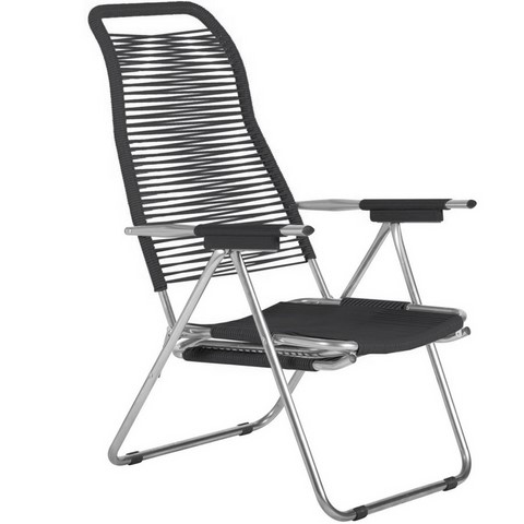 Deck Chair Spaghetti Fiam Aluminium Frame