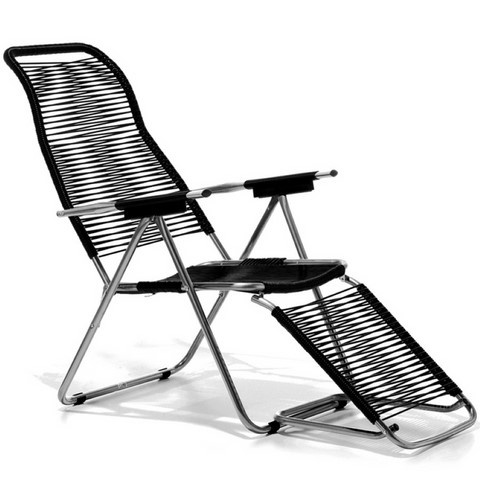 Deck Chair Spaghetti Fiam Aluminium Frame