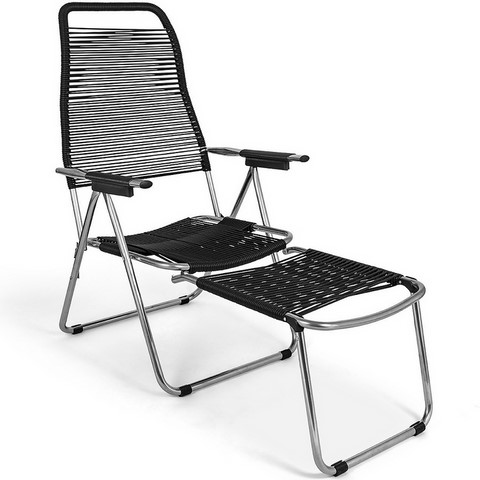 Deck Chair Spaghetti Fiam Aluminium Frame