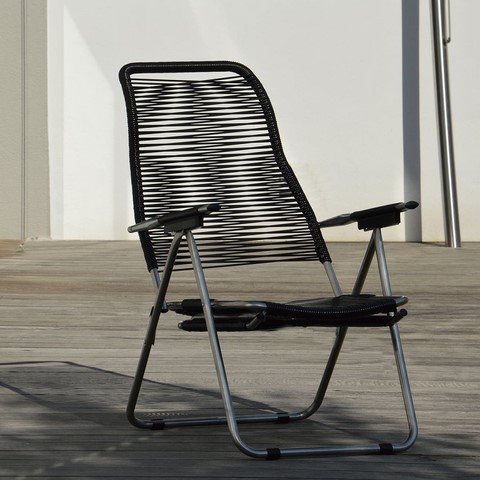 Deck Chair Spaghetti Fiam Aluminium Frame