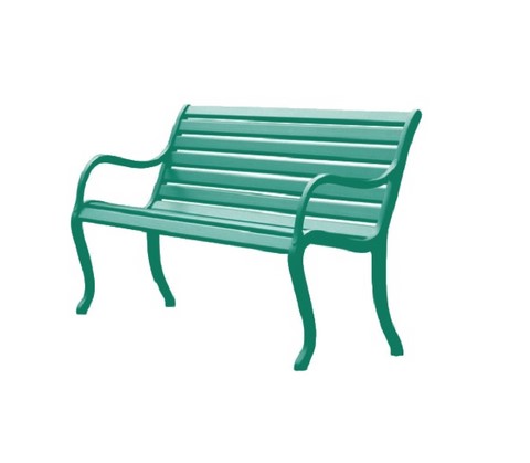 Oasi Bench cm. 127 Fast