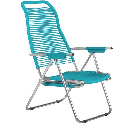 Deck Chair Spaghetti Fiam Aluminium Frame