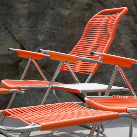 Deck Chair Spaghetti Fiam Aluminium Frame