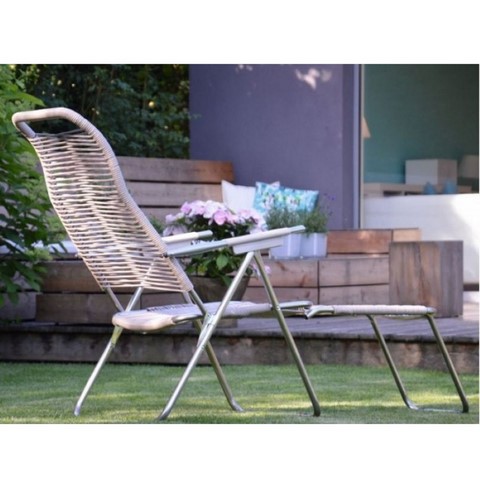 Deck Chair Spaghetti Fiam Aluminium Frame