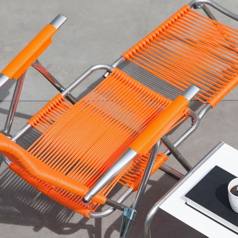 Deck Chair Spaghetti Fiam Aluminium Frame