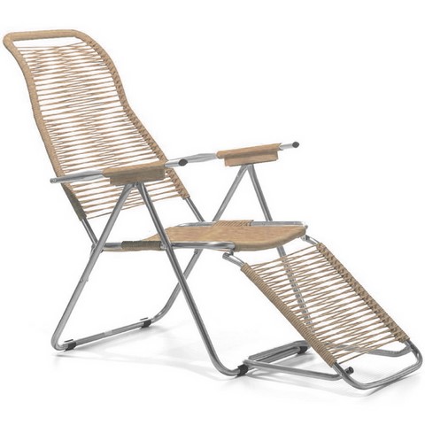 Deck Chair Spaghetti Fiam Aluminium Frame