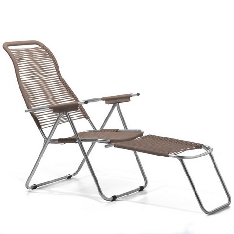 Deck Chair Spaghetti Fiam Aluminium Frame