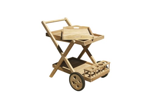 Trolley Service Cart teak wood