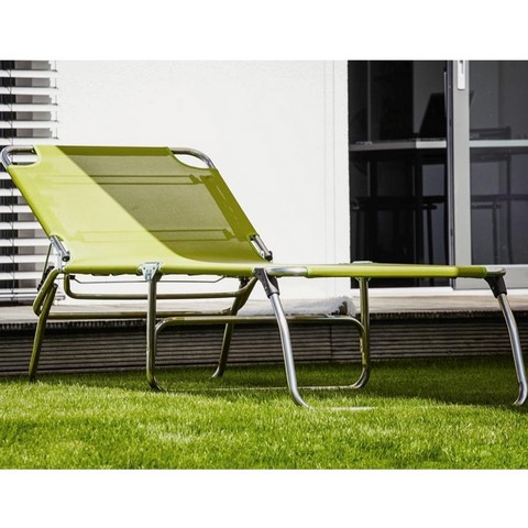 Folding Sunbed Amigo XL 40 Fiam Aluminium Frame